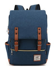 City Vintage Backpack - Dark Blue / 16inch - Backpacks