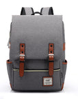 City Vintage Backpack - Light Grey / 16inch - Backpacks