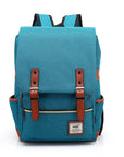 City Vintage Backpack - Turquoise / 16inch - Backpacks