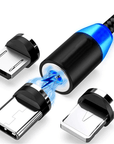 Magnetic USB Cable Fast Charging-3-in-one