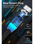 Magnetic USB Cable Fast Charging-smart-chip-charging