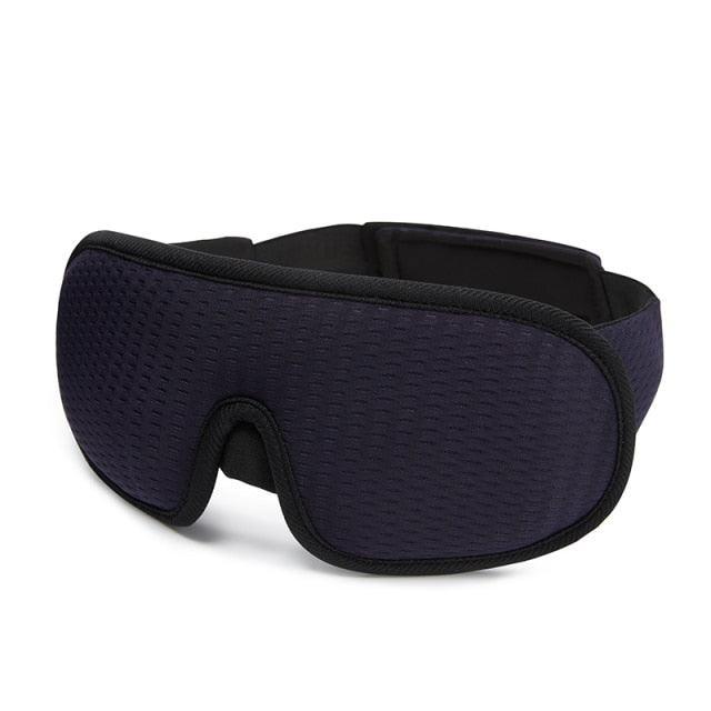 3D Contour Sleep Mask-purple-velcro®-adjustable