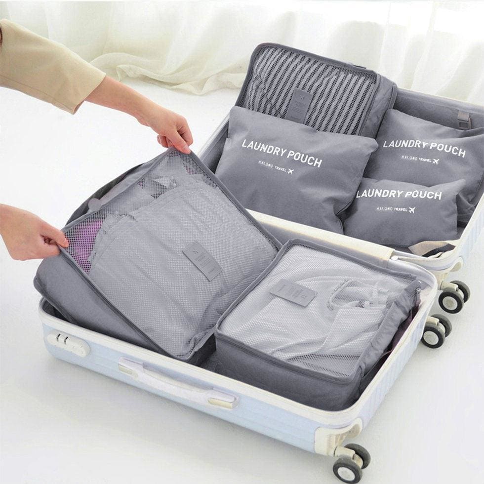 Barnaby’s 6 Piece Travel Cubes - Packing Organizers