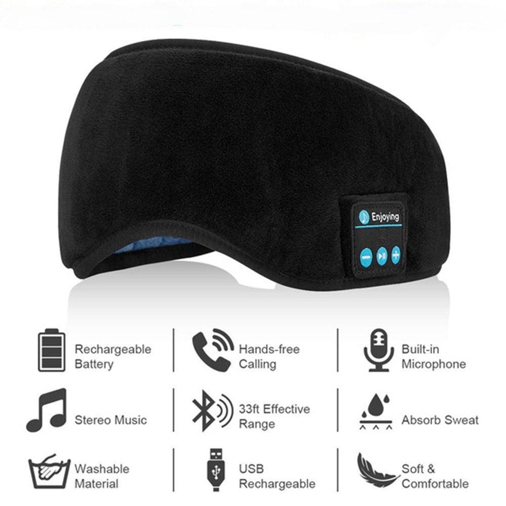 Sleep Eye Mask Headset-usb-builtin-microphone