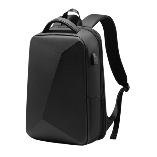 Hardshell Anti-Theft Backpack USB Charging - Black