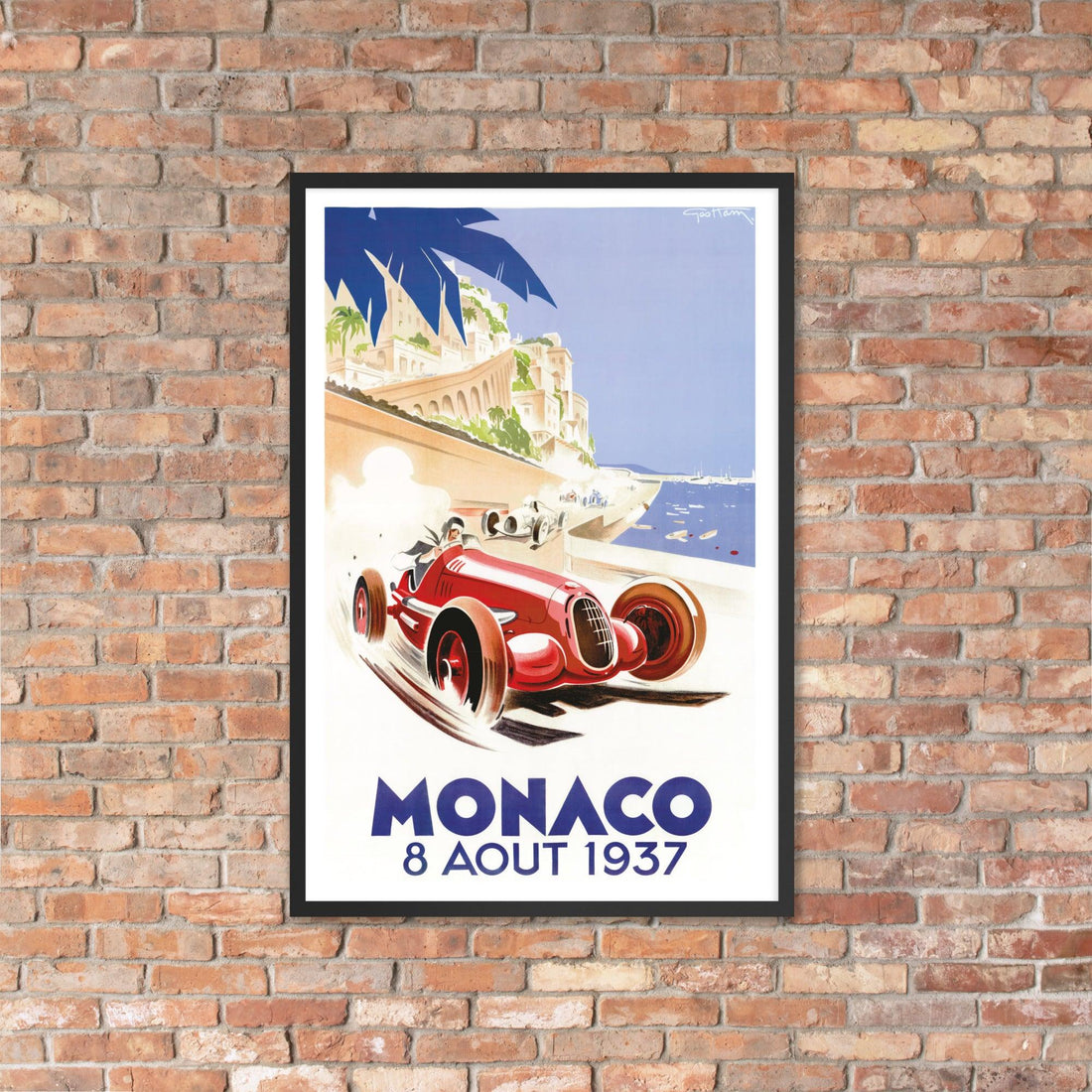 Monaco Art Deco Framed Print - Posters Prints & Visual 