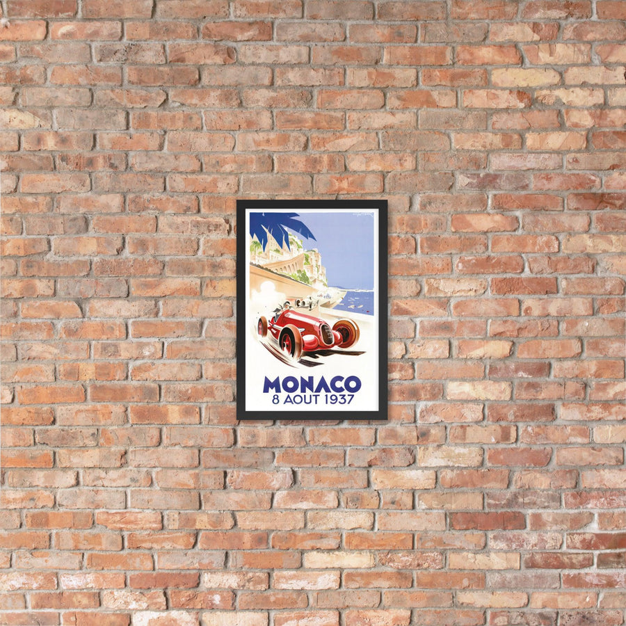 Monaco Art Deco Framed Print - Posters Prints & Visual 